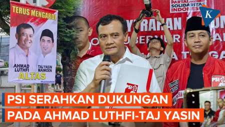 Momen PSI Serahkan Dukungan pada Ahmad Luthfi dan Taj Yasin…