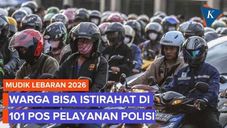 Jangan Sampai Kelelahan Saat Mudik, Warga Bisa Istirahat Di 101 Pos Pelayanan Polisi