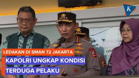 Kapolri Ungkap Kondisi Terduga Pelaku Ledakan Di SMAN 72 Jakarta