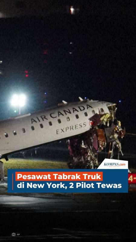 Pesawat Tabrak Truk Di New York, 2 Pilot Tewas