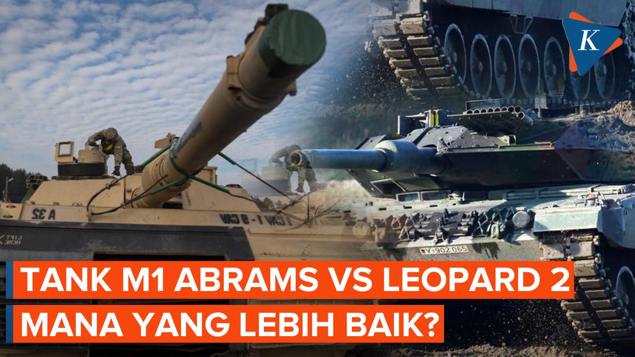Perbandingan Tank M1 Abrams dan Leopard 2 yang Dipasok Barat ke Ukraina