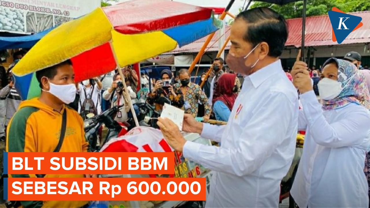 Jokowi Instruksikan Pemberian BLT Subsidi BBM untuk 20,6 Juta Warga
