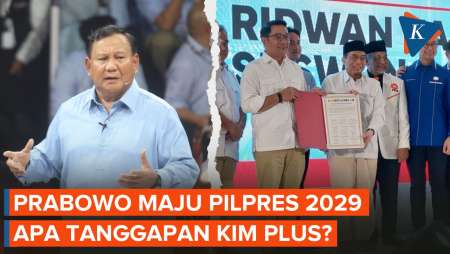 Prabowo Diumumkan Maju Pilpres 2029, Apa Tanggapan Partai KIM Plus?