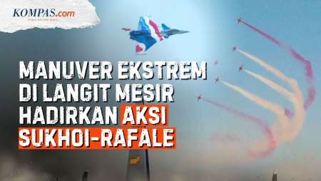 Detik-detik Gemuruh dan Manuver Sukhoi hingga Rafale di Langit Mesir