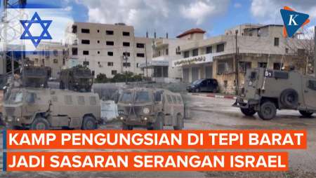 Israel Serang Kamp Pengungsian di Tepi Barat, 2 Warga Palestina Tewas