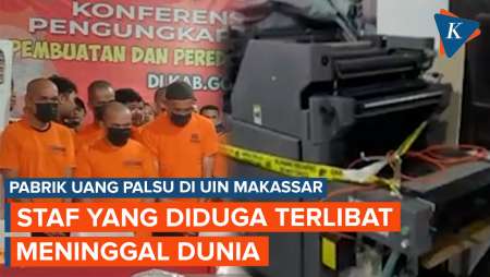 Staf UIN Makassar yang Diduga Terlibat Pabrik Uang Palsu Meninggal Dunia