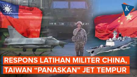 Taiwan "Panaskan" Jet Tempur Saat China Latihan Militer Dekat Wilayahnya