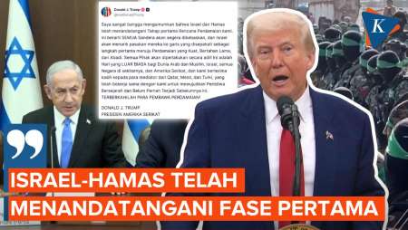 Trump Umumkan Hamas-Israel Sepakati Perdamaian Fase Pertama, Apa Saja yang Disetujui?