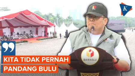 [FULL] Pidato Ketua Bawaslu dalam Konsolidasi dan Apel Siaga Pengawasan Kampanye Pemilu 2024