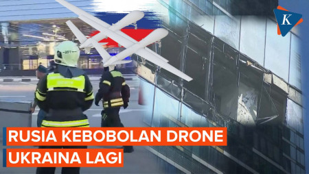 Lagi-lagi Drone Ukraina Berhasil Serang Gedung-gedung di Moskwa