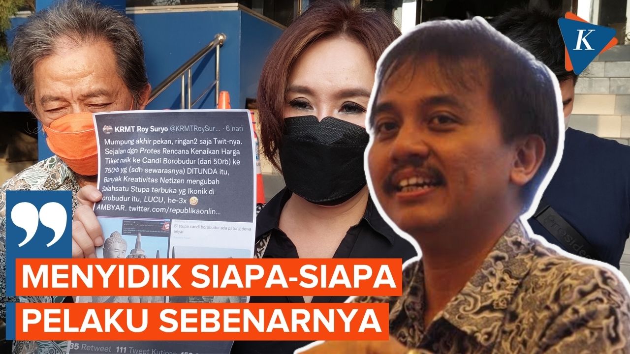 Tanggapan Roy Suryo soal Kasus Unggahan Meme Patung Candi Borobudur Mirip Jokowi