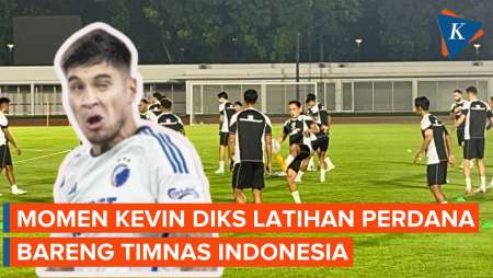 Momen Kevin Diks Latihan Perdana Bareng Timnas Indonesia Jelang Laga Lawan Jepang