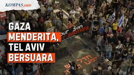 Warga Gaza Menderita, Pedemo Tel Aviv Bantu Bersuara 