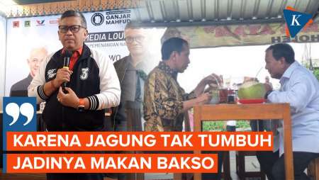 Sekjen PDI-P Sebut Kegagalan Food Estate yang Bikin Jokowi Ajak Prabowo Makan Bakso