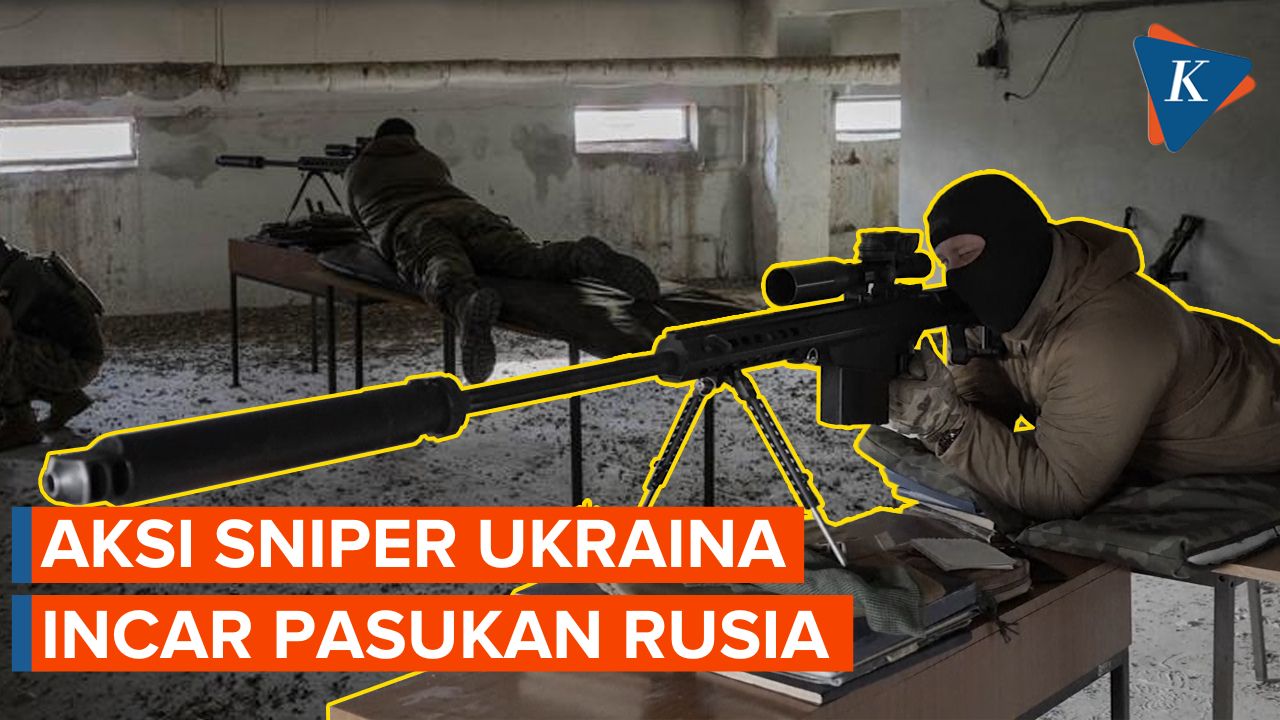 Dor! Sniper Ukraina Tembak Pasukan Rusia dari Dalam Gedung Bertingkat