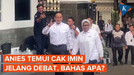 Anies Temui Cak Imin Jelang Debat Cawapres