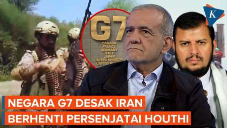 Negara-negara G7 Desak Iran Berhenti Persenjatai Houthi