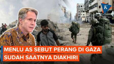 Menlu AS: Saatnya Mengakhiri Perang di Gaza