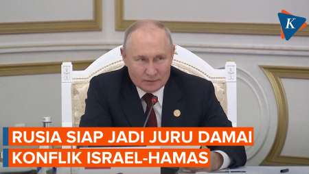 Putin Tak Terima Warga Sipil Palestina Jadi Korban Serangan Darat Israel