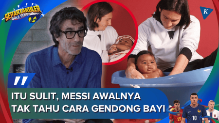 Di Balik Foto Messi Mandikan Yamal, Fotografer: Dia Tak Tahu Cara Gendong Bayi