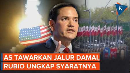Rubio Ungkap Syarat AS Setop Serang Iran dan Mulai Perundingan