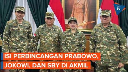 Puan Ungkap Perbincangan Prabowo, Jokowi, dan SBY di Akmil Magelang