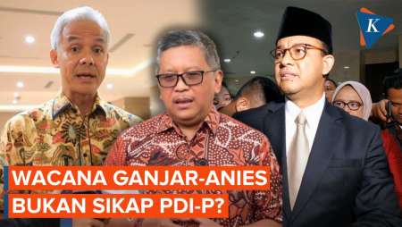 Hasto Sebut Wacana Duet Ganjar-Anies Ranah Megawati