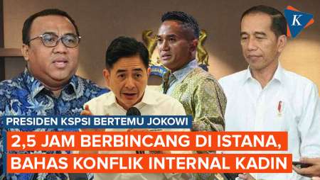 Bos KSPSI Andi Gani 2,5 Jam Temui Jokowi di Istana, Akui Bahas Konflik Internal Kadin