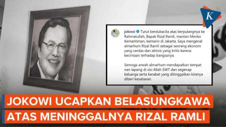 Jokowi Ucapkan Belasungkawa Atas Meninggalnya Rizal Ramli