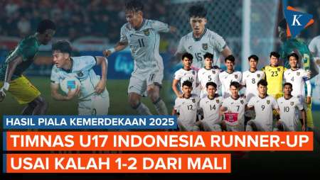 Kalah dari Mali, Timnas U17 Indonesia Runner-up Piala Kemerdekaan 2025