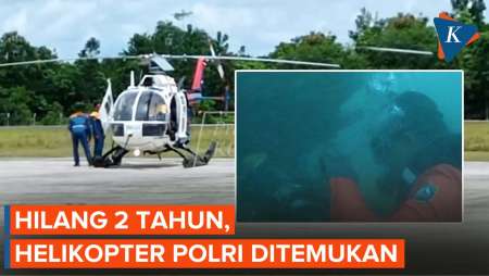 2 Tahun Hilang! Puing Helikopter Polri yang Jatuh di Belitung Timur Ditemukan Nelayan