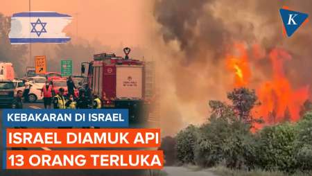 Kebakaran Hebat di Israel Melahap Pinggiran Kota Yerusalem, 13 Orang Terluka