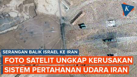 Foto Satelit Tunjukkan Kerusakan di Sistem Pertahanan Udara Iran Usai Serangan Israel