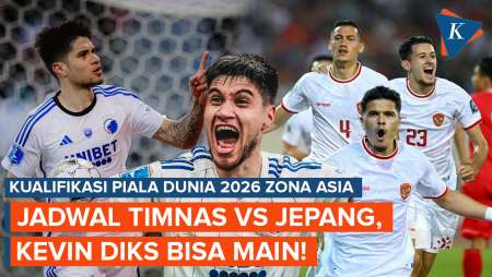 Jadwal Pertandingan Indonesia Vs Jepang di Stadion GBK, Kevin Diks Bisa Main