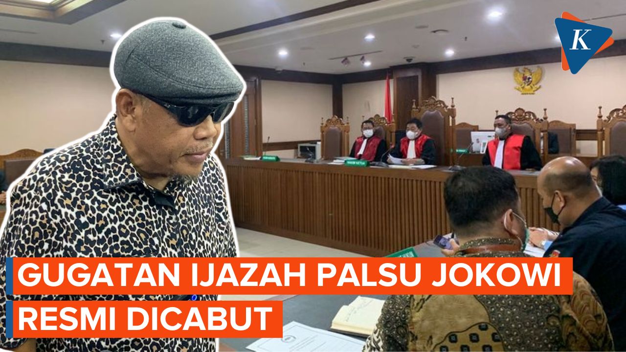 Gugatan Ijazah Palsu Jokowi Dicabut