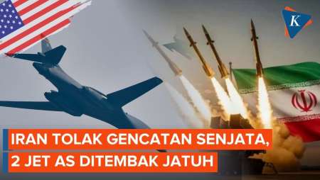 Iran Abaikan Usul Gencatan Senjata 48 Jam Dari AS, Justru Tembak Jatuh 2 Jet Tempur