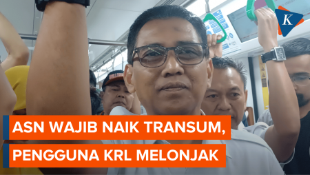 ASN Wajib Naik Transum Setiap Rabu, Pengguna KRL Melonjak