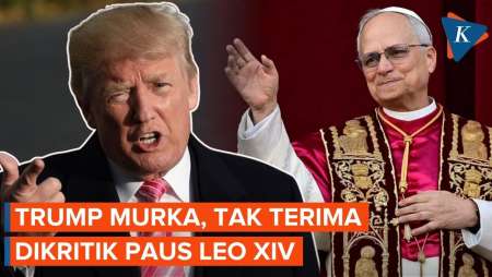 Trump “Serang” Paus Leo Usai Seruan Perdamaian: Dia Lemah Dan Buruk!