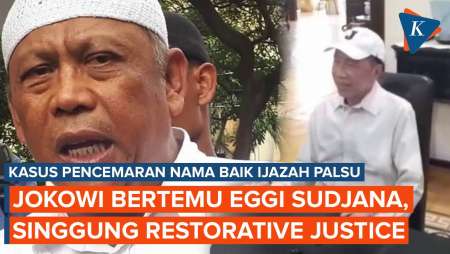 Jokowi Singgung Peluang Restorative Justice Usai Bertemu Eggi Sudjana