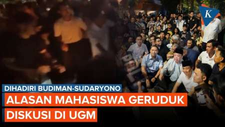 Alasan Mahasiswa Geruduk Diskusi Di UGM Yang Dihadiri Budiman-Sudaryono