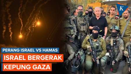 Israel Mulai Kepung Gaza, Ledakan di Mana-mana