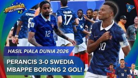 Hasil Perancis Vs Swedia 3-0: Mbappe Ukir Rekor, Les Bleus Melaju Ke 16 Besar