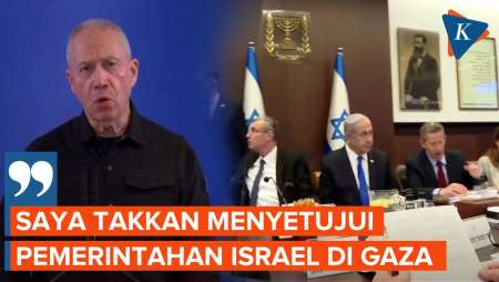 Menhan Israel Melawan Netanyahu, Tak Sepakat Rencana Pembentukan Pemerintahan Militer di Gaza