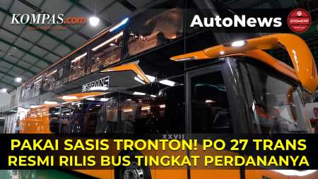 PO 27 Trans Rilis Bus Tingkat Perdana, Pakai Sasis Tronton