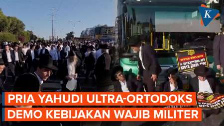 Tolak Wajib Militer Israel, Warga Yahudi Blokir Jalan Yerusalem  