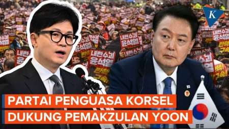 Partai Penguasa Korsel Berubah Pikiran, Kini Ikut Setujui Pemakzulan Presiden Yoon