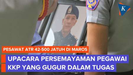 Penghormatan Terakhir Untuk Deden Maulana, Pegawai KKP Korban Pesawat ATR 42-500
