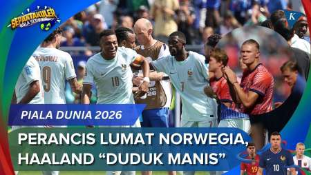 Hasil Perancis Vs Norwegia 4-1: Dembele Hattrick, Haaland Cadangan