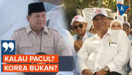 Momen Prabowo Subianto Sapa Politikus PDI-P Bambang Pacul: Korea Bukan?