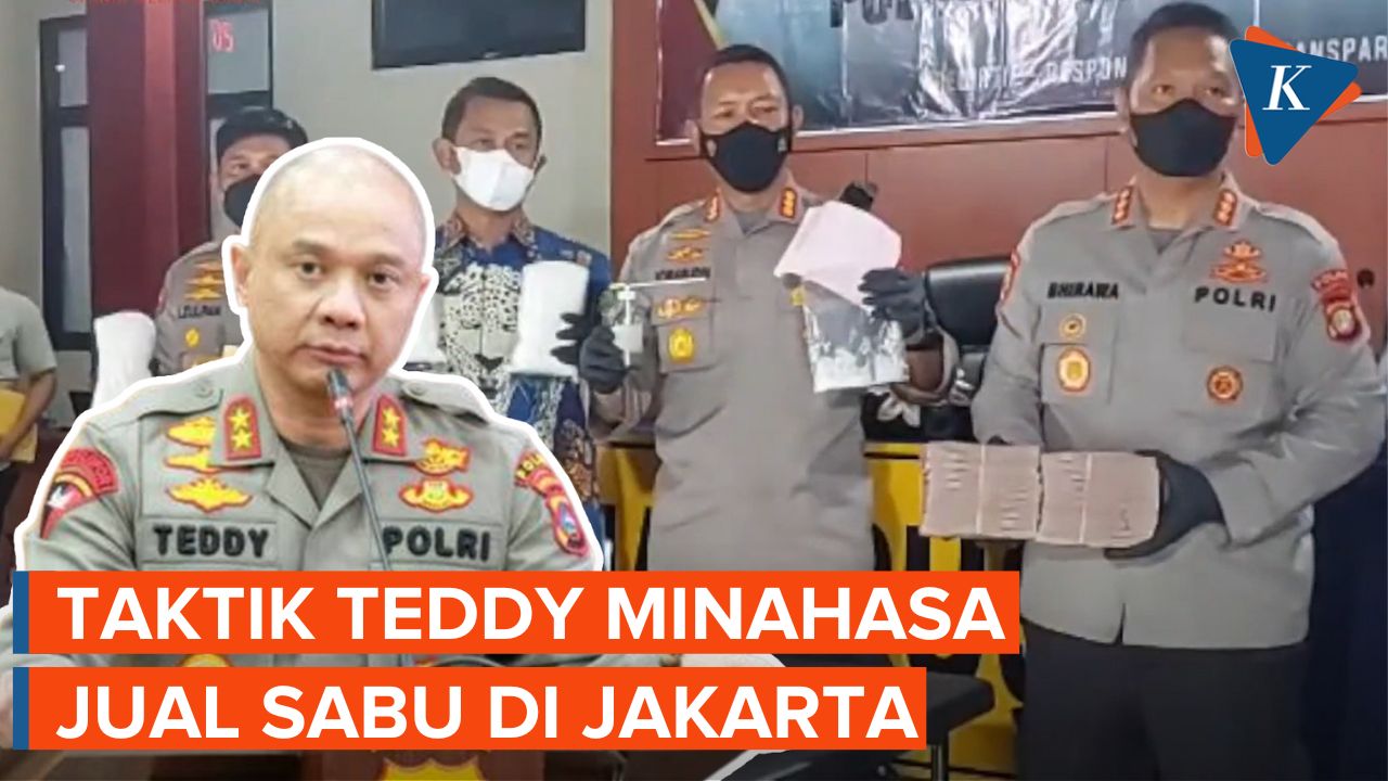 Teddy Minahasa Pakai Istilah Sembako untuk Jual Sabu-sabu di Jakarta